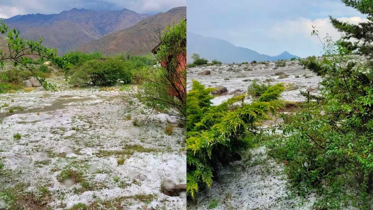 Impresionante Ca Da De Granizo En Taf Del Valle Diario Panorama