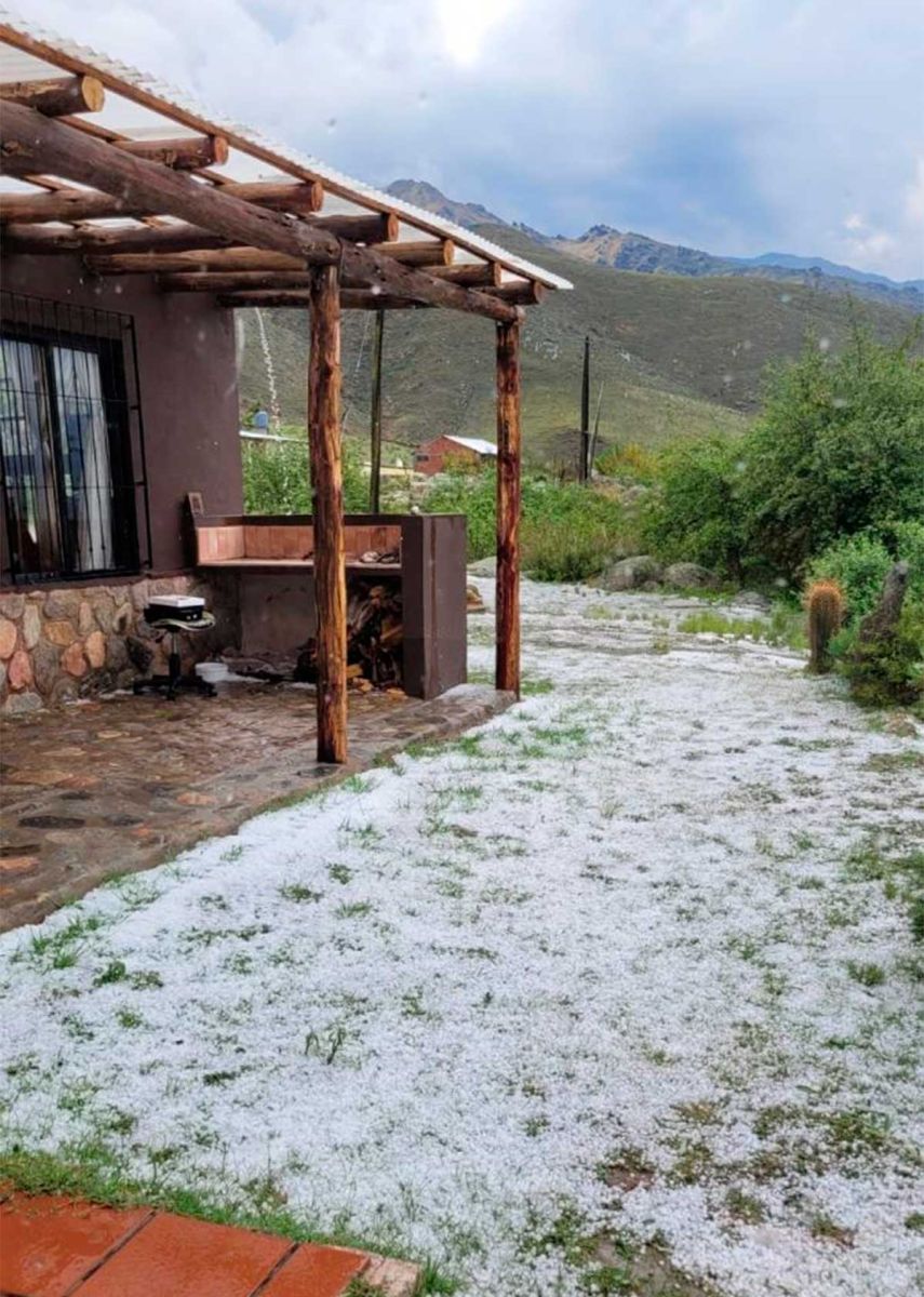 Impresionante caída de granizo en Tafí del Valle Diario Panorama