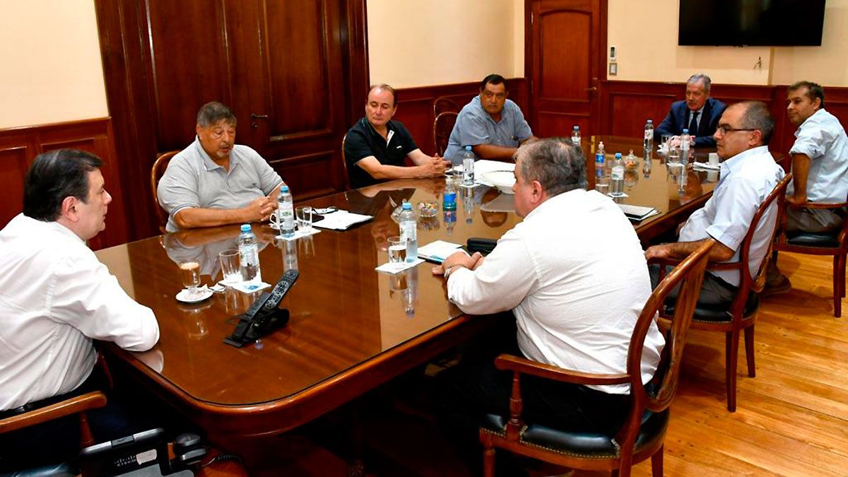 El Gobernador Zamora Mantuvo Una Reuni N Con Representantes Gremiales