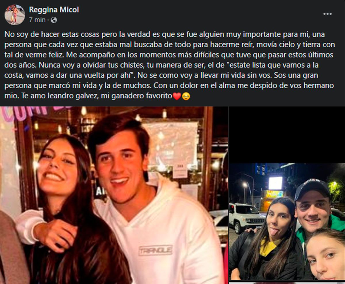 Dolor y conmoción en las redes sociales por la muerte de Leandro Gálvez