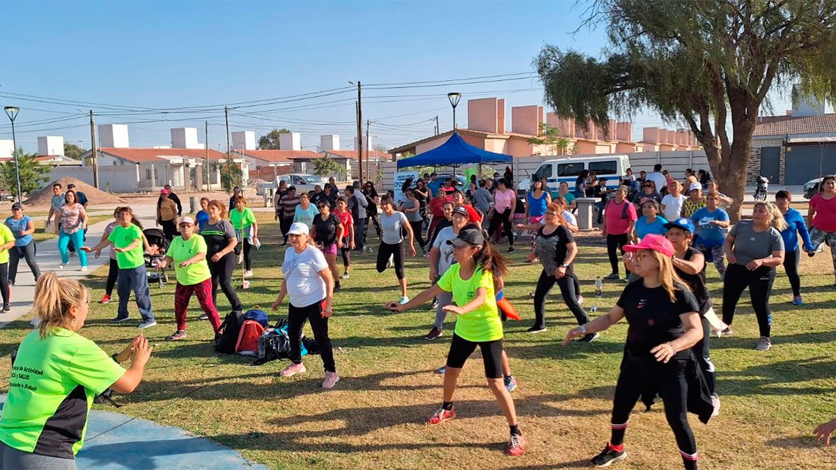 Lanzaron Nuevamente Las Plazas Saludables En El Barrio Villa Del Carmen