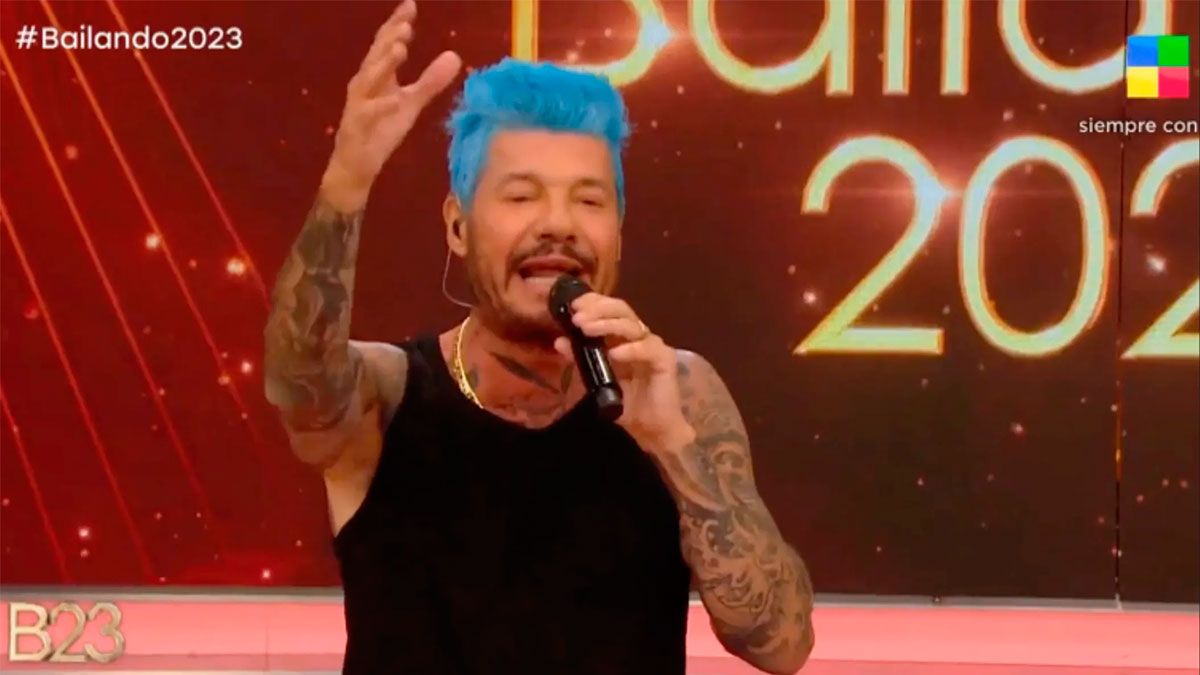 Marcelo Tinelli Se Ti O El Pelo De Azul Y Provoc Una Lluvia De Memes