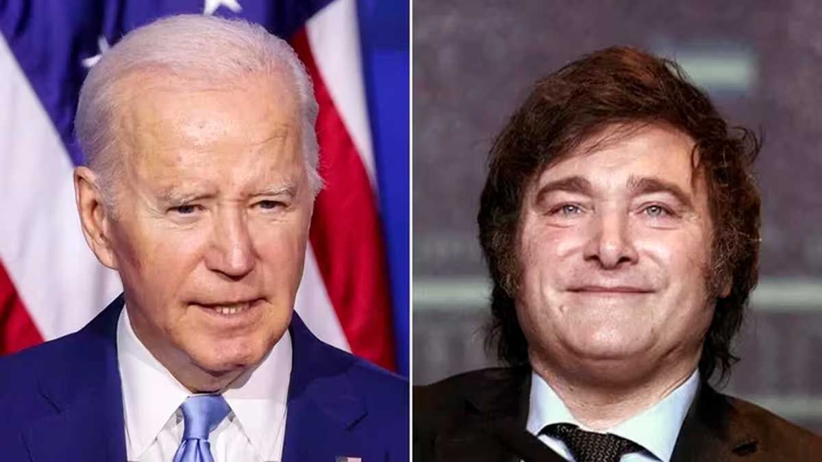 Joe Biden Llam A Milei Para Felicitarlo Por El Triunfo Y Le Dijo Que