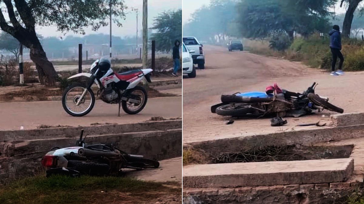 Tres J Venes Sufrieron Heridas Tras Un Violento Choque De Motos En