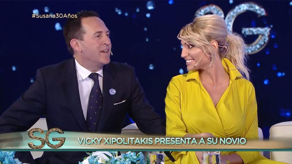 Vicky Xipolitakis presentó a su nuevo novio en lo de Susana Giménez