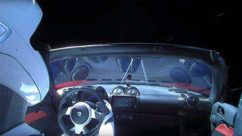 Así será el final del viaje espacial del Tesla de Elon Musk