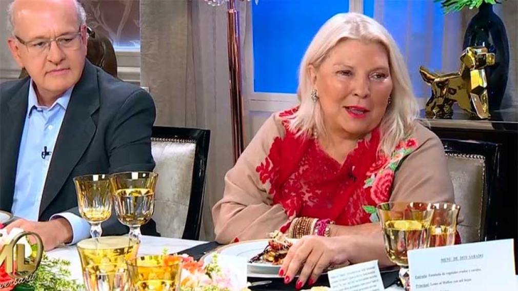 Carrió se solidarizó con Mirtha: 'El error en un programa no puede condenarte'