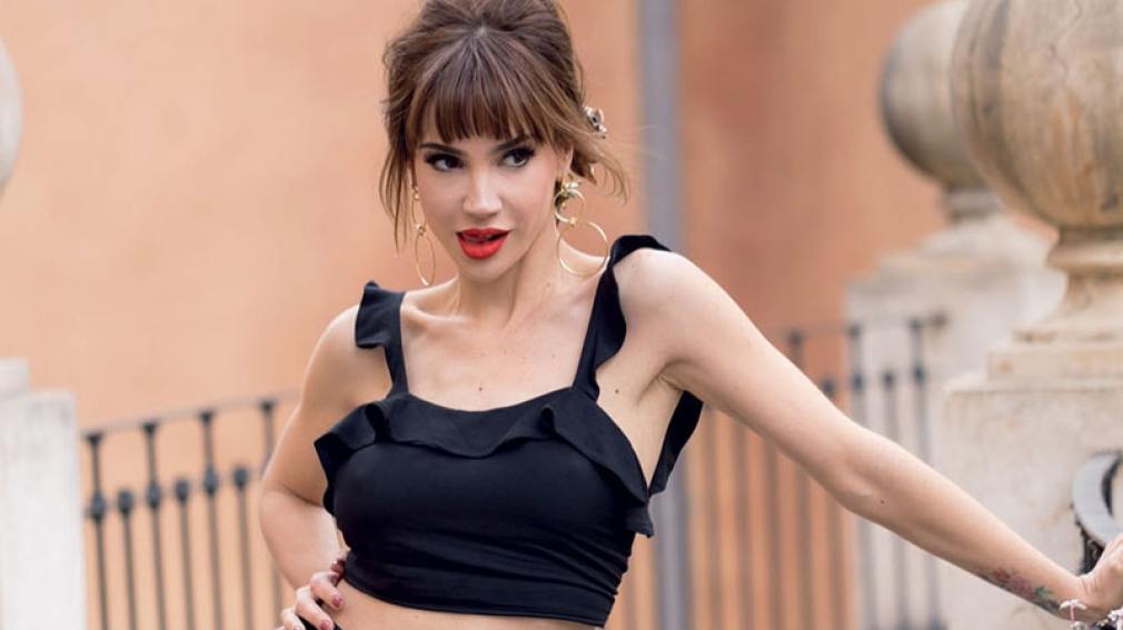 ¡Todo le queda bien! El singular look “geisha nipón” de Celeste Cid