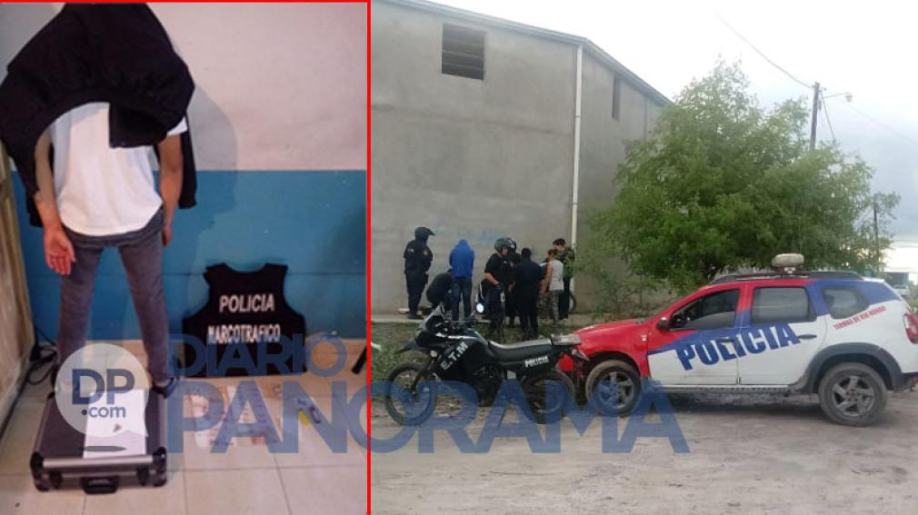 Vio a la policía y trató de huir: tenía marihuana y cocaína