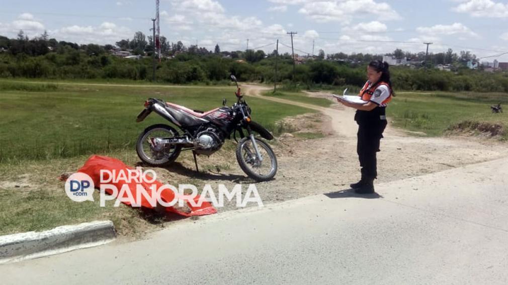 Trágica muerte de un motociclista sobre la Ruta 92