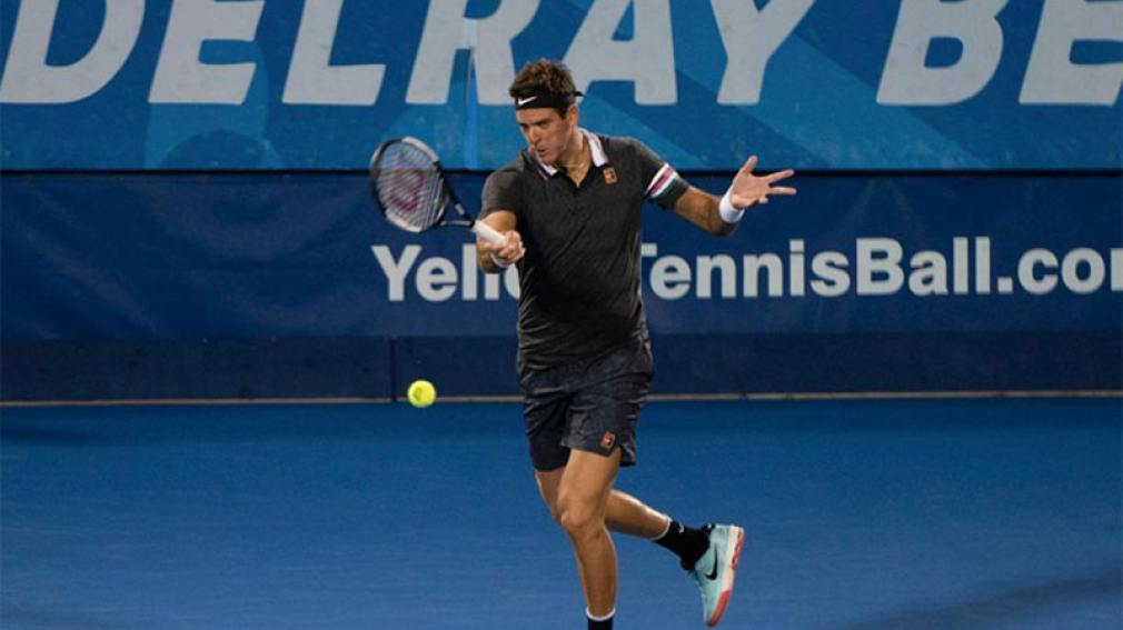 Del Potro cayó y se despidió de Delray Beach