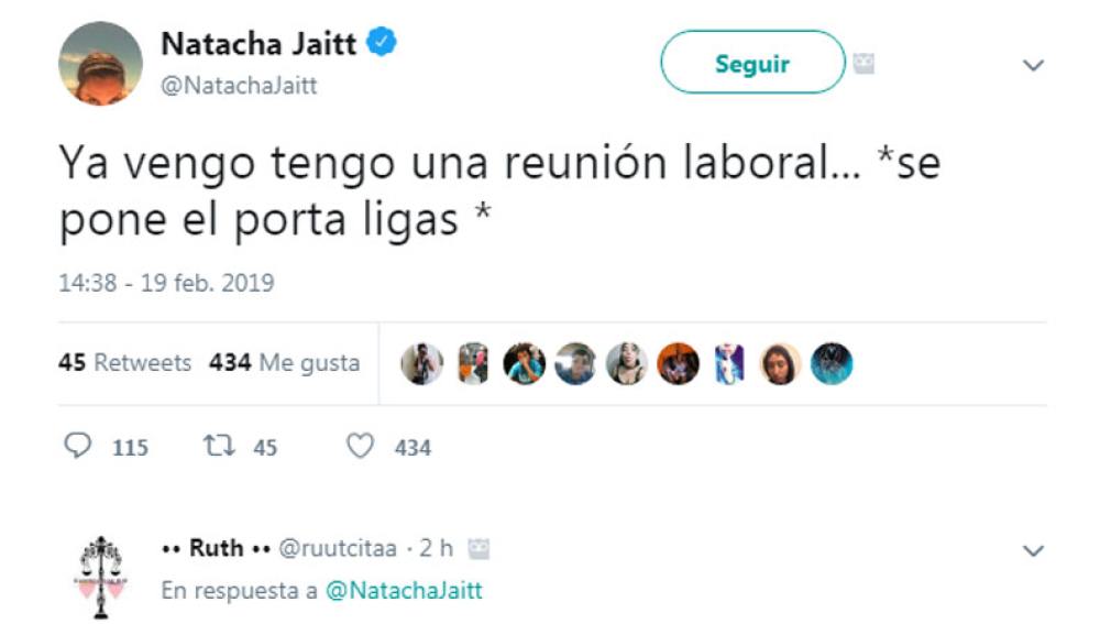 Natacha Jaitt y su último mensaje en las redes sociales