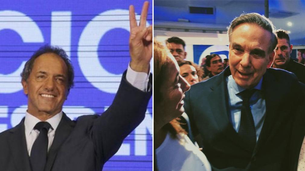Elecciones: Scioli lanzó su precandidatura y Pichetto inauguró un local proselitista