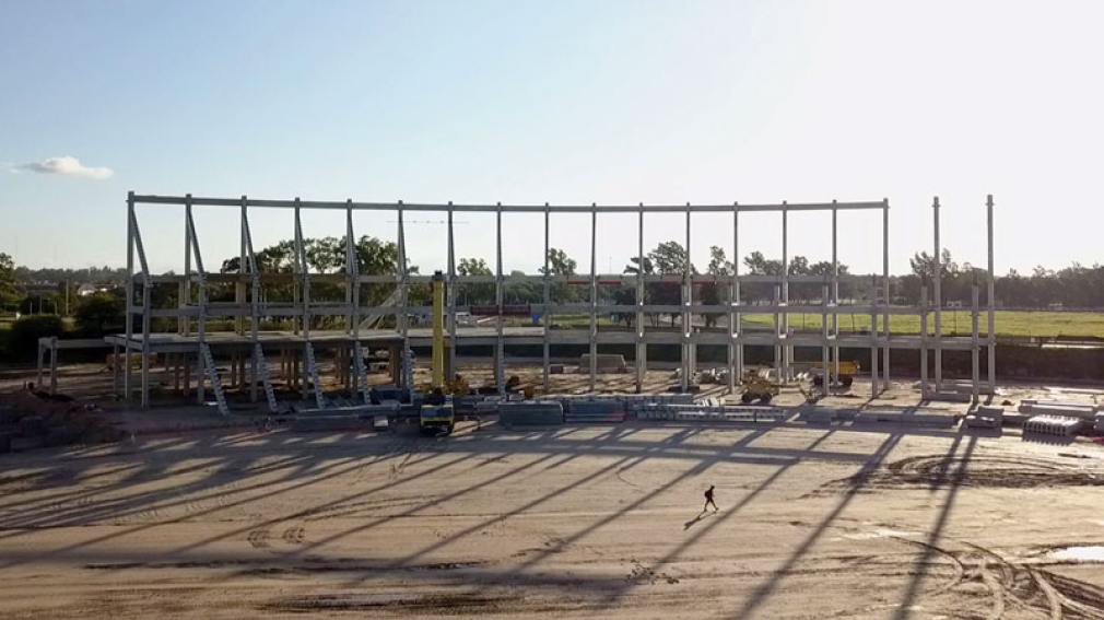 Va tomando forma: así está la construcción del Estadio Único de Santiago del Estero
