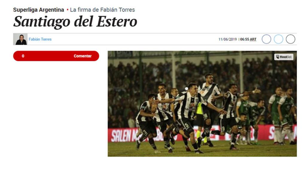 El diario Marca de España escribió sobre el ascenso de Central Córdoba