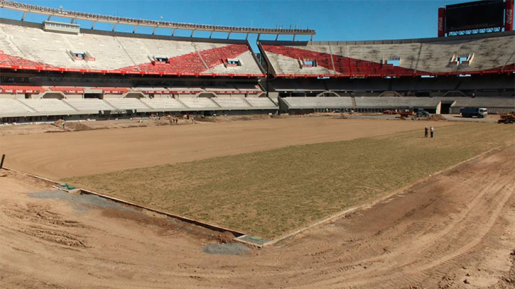 River mostró los avances de las obras en el estadio Monumental