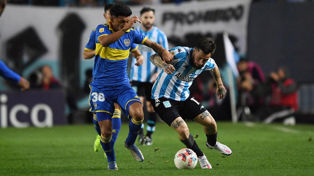 Boca y Racing no pudieron romper el cero en un clásico que terminó con polémica