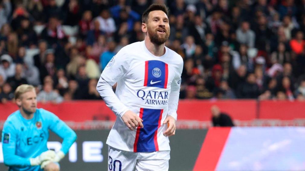 Messi marcó un gol y abrió el camino para la victoria del París Saint-Germain ante Niza