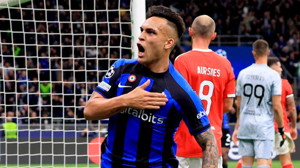 Inter, con goles de Lautaro Martínez y Correa, eliminó a Benfica y chocará en semis con el Milan