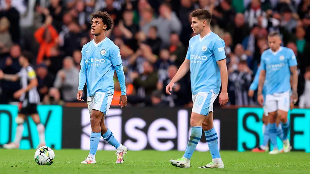 Newcastle dio el golpe y eliminó al Manchester City de la Copa de la Liga
