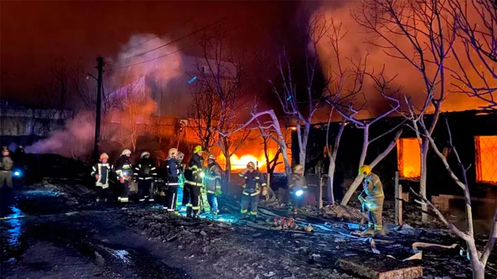 Ataque ruso con drones dejó siete muertos entre ellos tres niños