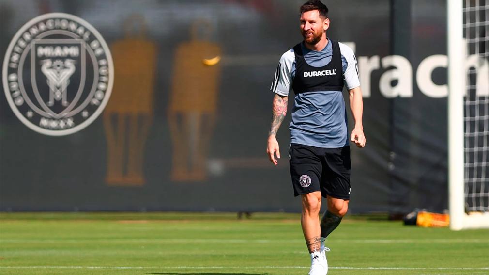  Messi entrenó diferenciado en Inter Miami y es duda para el clásico con Orlando City