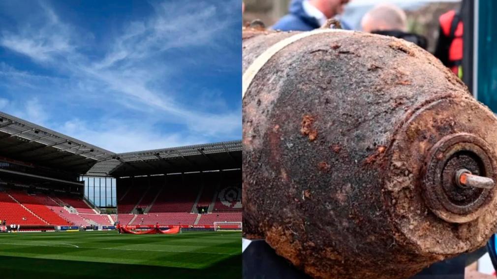 Inédito: hallaron una bomba de la Segunda Guerra Mundial en el estadio Mainz