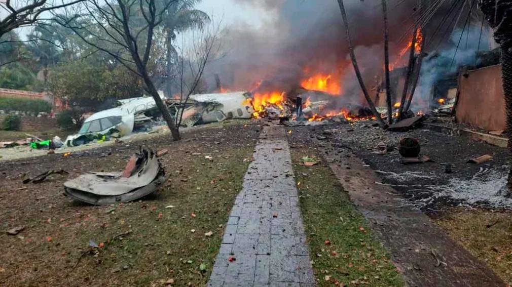 Aseguran que el avión que se estrelló en Brasil estaba en condición regular y no reportó ninguna emergencia