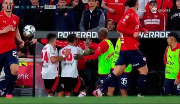 Clima caliente en Avellaneda: as fue la pelea entre los jugadores de River e Independiente