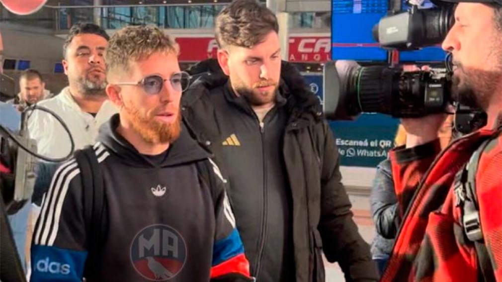 Iker Muniain llegó a Argentina para convertirse en refuerzo de San Lorenzo