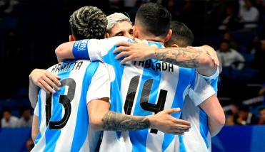 Argentina venci a Croacia y se clasific a los cuartos de final del Mundial de Futsal