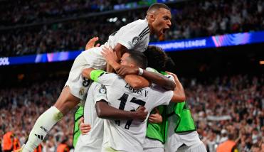 Real Madrid reaccion en el complemento y se impuso por goleada ante el Borussia Dortmund