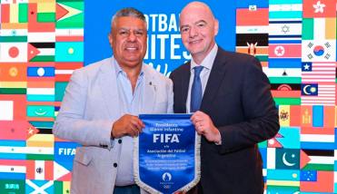 El fuerte respaldo de Gianni Infantino a Claudio Tapia por su reeleccin en la AFA 