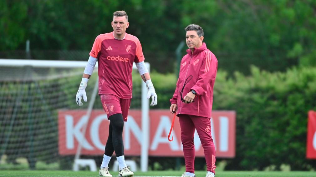 River se entrenó y Gallardo tendría el equipo para enfrentar a Talleres