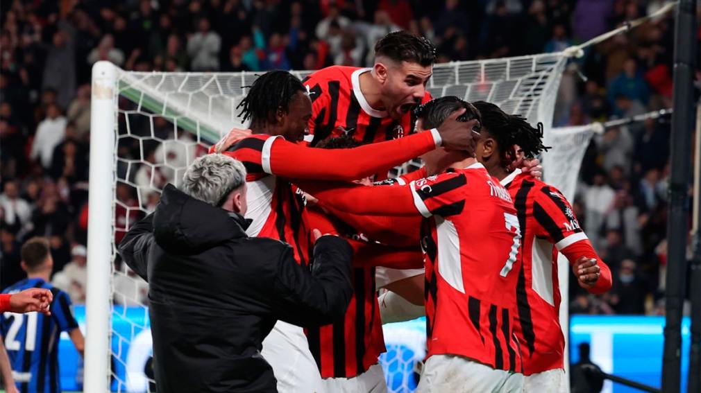Con una remontada histórica, Milan se lo dio vuelta al Inter y se quedó con la Supercopa de Italia