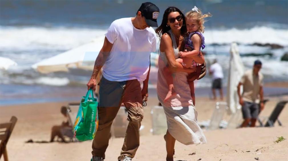 Reencuentro en Punta del Este: Pampita y García Moritán compartieron un día de playa con su hija