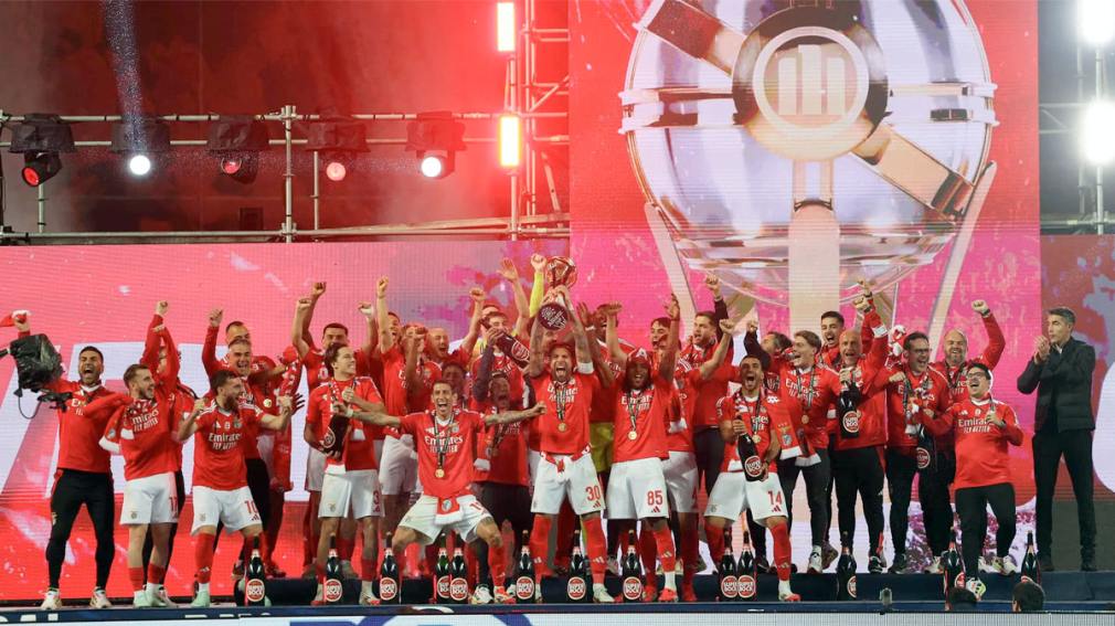 Di María fue clave en la consagración de Benfica en la Copa de la Liga de Portugal ante Sporting de Lisboa