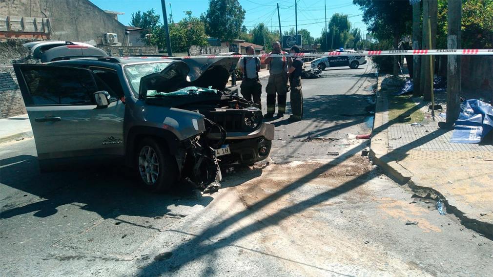 Dos policías murieron en una persecución mientras intentaban atrapar a dos motochorros