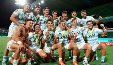 Los Pumas brillaron en Seven de Perth y se consagraron campeones con una goleada ante Australia