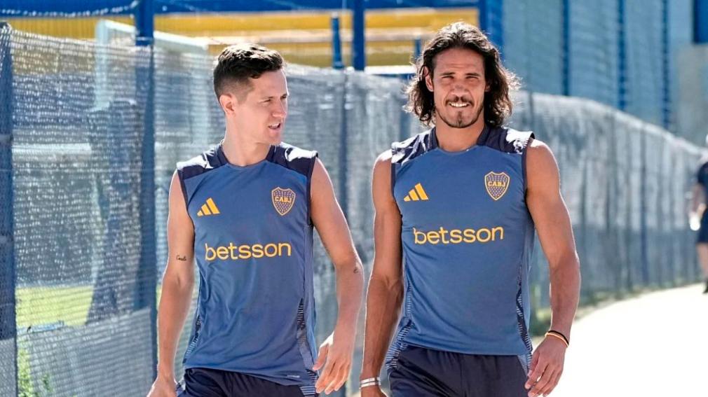 Gago recuperó a Cavani y prepara un equipo alternativo en Boca para enfrentar a Aldosivi