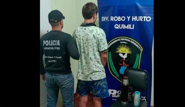 Quimilí: atraparon a delincuente que intentaba vender artículos robados desde un negocio