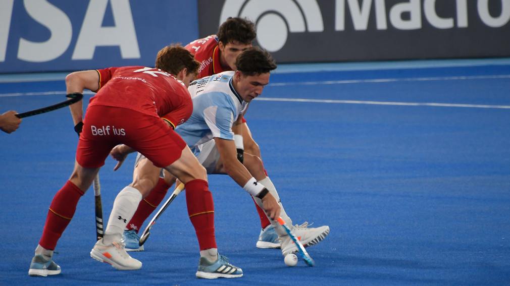 Arrancó la PRO League de Hockey en Santiago con la caída de Los Leones ante Bélgica