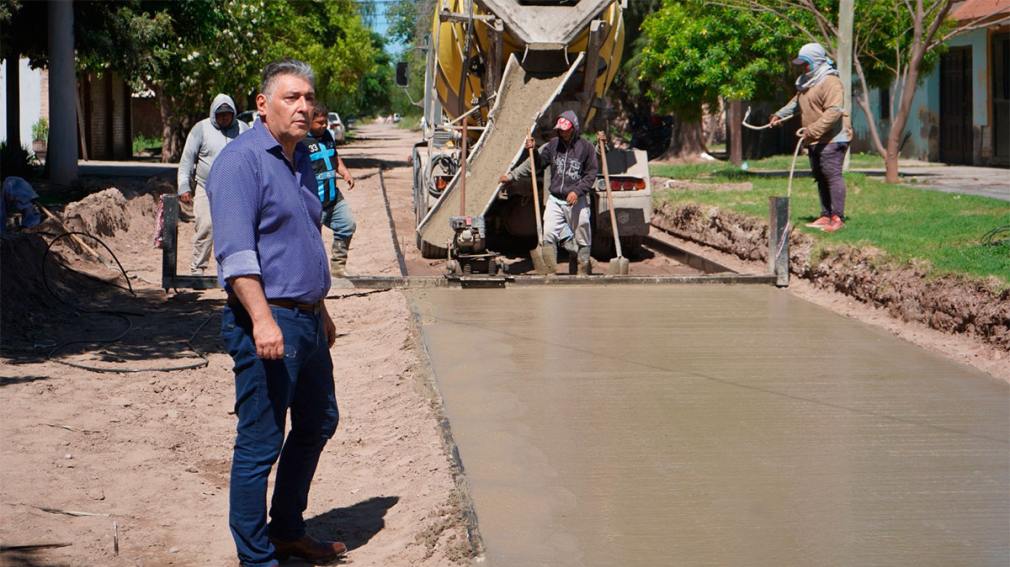 Nediani destacó el avance obras integrales de infraestructura en La Banda 