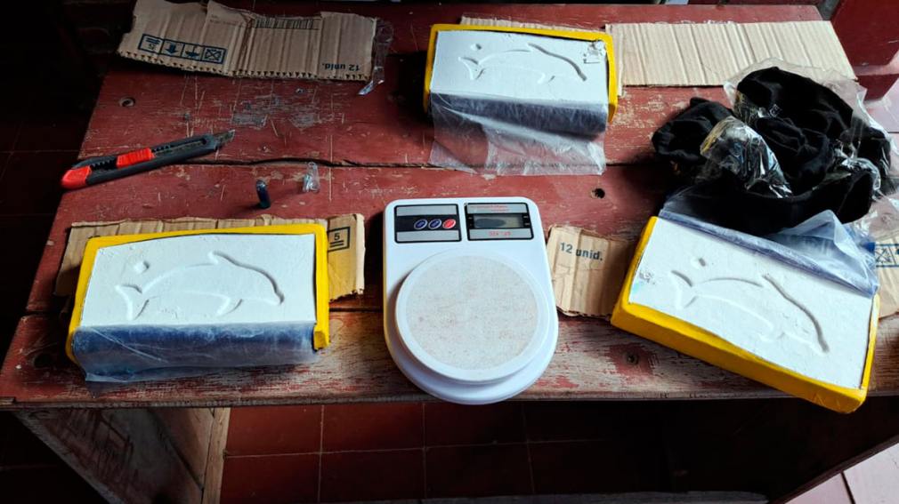 Secuestraron 3 kilos de cocaína bajo las butacas de un tour de compras: hay un detenido