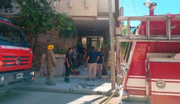 Un incendio en un departamento céntrico generó pánico entre los vecinos
