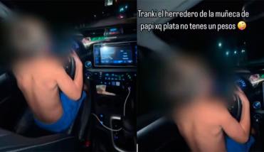 Indignación tras viralizarse video de un niño de 7 años manejando un auto solo