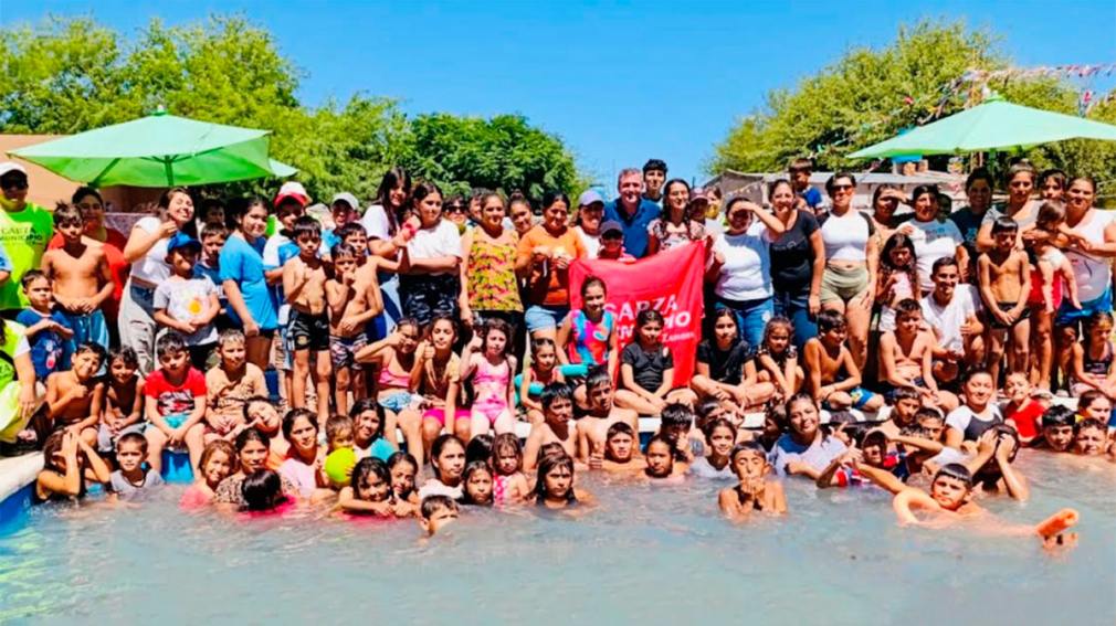 Se celebró en Garza el cierre de la Colonia de Verano: “Buscamos que los niños sean felices”