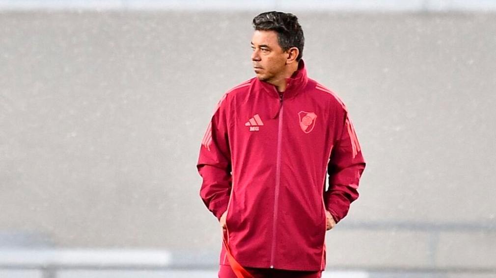 Gallardo analiza una variante para el Superclásico ante Boca