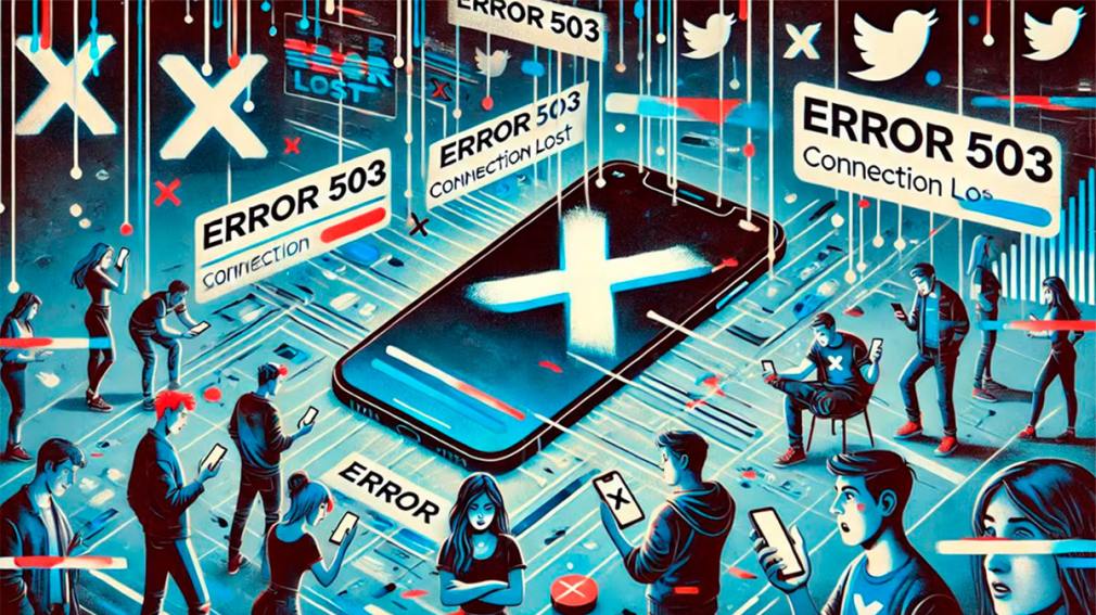 Caída global de la red social X: usuarios reaccionan con enojo y confusión