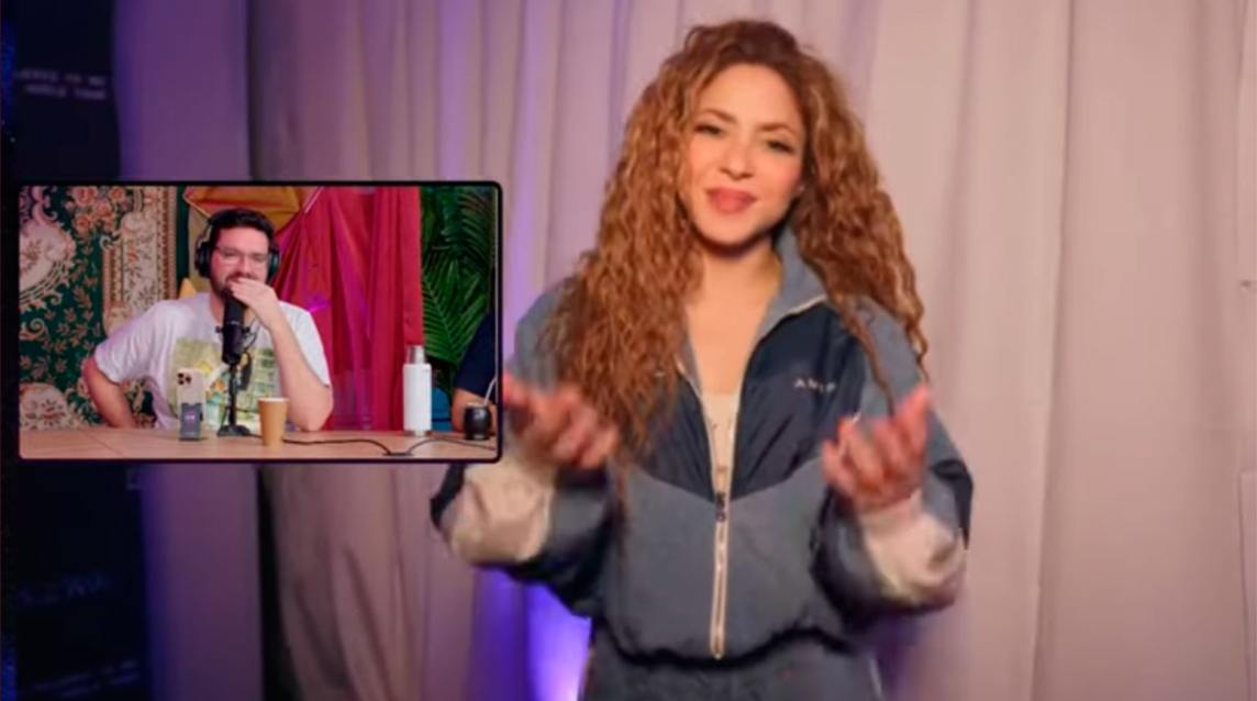 Shakira le envió un sorpresivo mensaje a Damián Betular antes de dejar el país